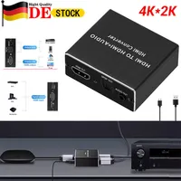 HDMI Stereo Audio Extractor Converter 4K * 2K HDMI to HDMI + Optical SPDIF 3.5mm
