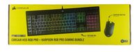 Corsair K55 RGB PRO Tastatur + Harpoon RGB PRO Maus Gaming-Bundle