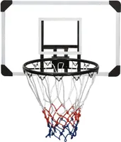 vidaXL Basketballkorb Transparent 71x45x2,5 cm Polycarbonat