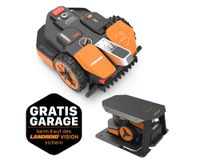 Akku-Mähroboter WORX 20V Landroid Vision M600 18cm/600m² mit App, ohne Begrenzungsdraht WR206E, inkl. 2Ah Akku und Ladestation