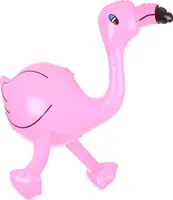 Aufblasbarer Flamingo Partydeko rosa