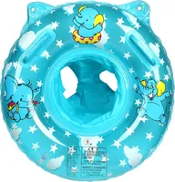 Baby-Schwimmring mit mitwachsender Schwimmhilfe, Schwimmsitz, Kleinkind(Stil 1, Blau)