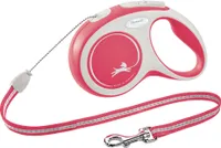 FLEXI Rollleine New COMFORT Seil - 8m, bis 12kg - rot