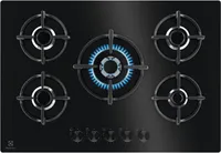Electrolux EGG75372K Gaskochfeld, flache Oberfläche, 5 Brenner, schwarz