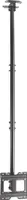 Aisens Ct43tse-053 23-43´´ Decken-tv-halterung 50kg Schwarz  Schwarz One Size
