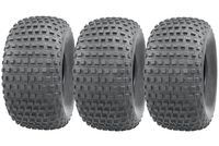 25x12.00-9 Knobby ATV Quad Tyre 4ply John Deere Gator Road Legal Tire (Set of 3)