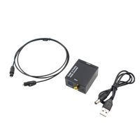 Optisch koaxial Digital verbinden Zu Analoger RCA L/R 3.5Mm Audio Konverter Adapter