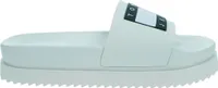 TOMMY JEANS TJW ELEVATED FLATFORM SLIDE Weiß