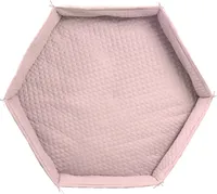 roba Laufgittereinlage 'roba Style', für 6-eckige Laufgitter, sichere Seitenpolsterung, rosa/mauve