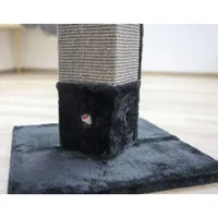 Kerbl Kratzsäule 4-Corner 80 cm Schwarz