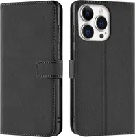Book Case für iPhone 16 Pro Hülle Flip Cover Handy Tasche Schutz Hülle Etui