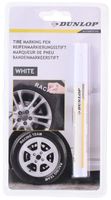 Dunlop Sports Unisex - Dospělí Dunlop Pero pro popisování pneumatik, bílé, 4,5 ml