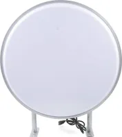 220V LED oboustranné venkovní projekční světlo Box Sign osvětlené 600mm kolo