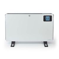 Nedis Konvektionsheizgerät | 2000 W | 3 Wärmeeinstellungen | Verstellbares Thermostat | Fernbedienung | LCD-Anzeige | Frostfrei Modus | Weiss NE550733526
