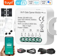 Tuya WiFi otvírač dveří, inteligentní ovladač otvírání garážových vrat, dálkové ovládání mobilním telefonem, ovládání pomocí APP, kompatibilní s Alexa Google Home pro hlasové ovládání
