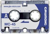 Grundig Diktierkassette MC-45 Diktiergeräte mit Mikrocassetten-Laufwerk 45min