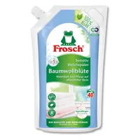 Frosch Weichspüler Baumwollblüten 1 Liter pflegend mit Baumwolle (1er Pack)