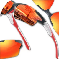 EDIBAZZAR | Sport-Radbrille zum Radfahren verspiegelte Brillen für Damen und Herren