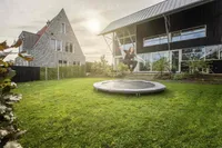 BERG Favorit Trampolin - InGround 200 cm Grau
