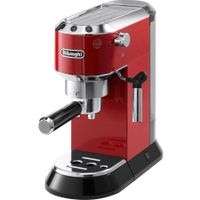 DeLonghi Dedica Siebträger Espressomaschine Rot - 1450 W - 15 bar; EC680.R