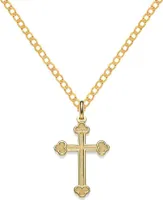 Anhänger Kreuz 585 Gold mit Kette 2,6 mm 585 Gold