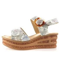 Supremo Damen Sandale in Orange, Größe 41
