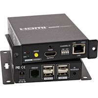 InLine® HDMI USB KVM über IP Extender, Verlängerung über UTP, 4K bis 100m