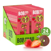 BobSnail Fruchtrollen Apfel-Erdbeer 24 x 30 g
