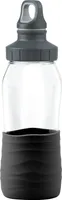 Emsa Drink2Go Glas Trinkflasche 0.5 Liter Schraubverschluss Auslaufsicher Spülmaschinenfest