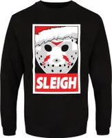 Grindstore - "Horror Sleigh" Pullover für Herren - weihnachtliches Design GR7236 (XXL) (Schwarz)