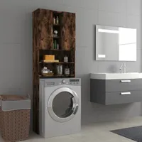 vidaXL Waschmaschinenschrank R?uchereiche 64x25,5x190 cm