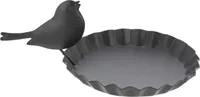 Vogeltränke Metall Ø 12 cm Vogelbad Vogel Wasserschale Bad Tiertränke Wasserstelle Wasserspender Vogelbecken