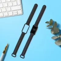 kwmobile 2x Sportarmband kompatibel mit Amazfit Band 7 Armband - Fitnesstracker Band Set aus TPU Silikon