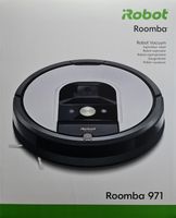 iRobot Roomba 971 Staubsaugerroboter, 3-stufiges Reinigungssystem, Raumkartierung, Zwei Multibodenbürsten, Kompatibel mit der Imprint Link Technologie, Ideal für Haustiere - Silber