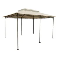 Náhradná strecha pavilónu béžová - 400 x 300 cm - Univerzálna strecha Kapské Mesto