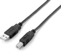 Equip USB Kabel 2.0 A-B St/St 1.0m schwarz Polybeutel