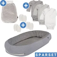 Alvi 8-tlg. Schlummer-Set - Nestchen + 3 Bodys