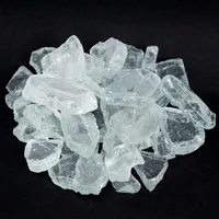 Kamienie szklane naturalne kolory 25-35mm kamienie dekoracyjne 2kg zestaw