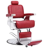 Barbershop Stuhl – Friseurstuhl Friseursessel mit Retro-/ Vintage Stil  Braun-Bronze 3849 DRF – Fresh Style Friseurbedarf