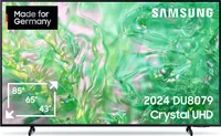 Samsung LED-Fernseher GU55DU8079UXZG Schwarz 55 Zoll Smart TV