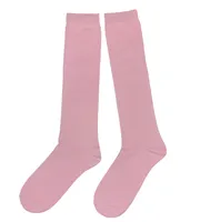 Kinder Kniestrümpfe aus Baumwolle Pastell Rosa Größe 39-42
