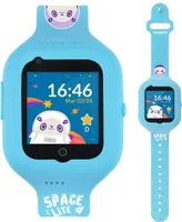 Space Lite – Kinder-Handy-GPS-Uhr mit 4G-Kamera, Telefonanruf, Sprachnachrichten, Kamera Telefon Anruf Sprachnac, wasserfest, Blau, Normal Android IOS