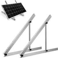 41 Zoll/ 104cm Solarpanel Halterung Solarhalterung für 100 W-300 W Solarpanel, Halterung für Solarpanel PV Modul verstellbar Winkel 0-90 Grad