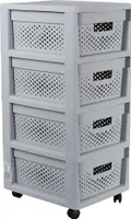 Curver étagère Infinity avec 4 tiroirs