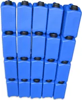 20 x 3 Liter Wasserkanister Kunststoffkanister Camping & Outdoor Farbe blau (20x3knb)