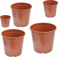 Blumentopf Pflanztopf Pflanzcointainer Anzuchttopf Containertopf Kunststoff Terracotta 27 cm - 1 Stück