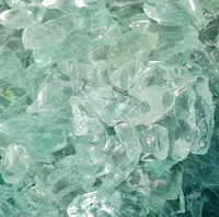 GLASKORN, TÜRKISFARBENER STEIN, DEKORATIVES GLAS, DEKORATIVES glas, 1-3cm 5kg, Glas FÜR DEN GARTEN, Glas für Gabionen, Dekostein, Stein für Töpfe