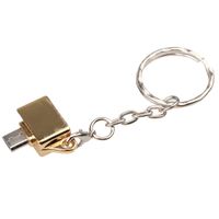 1 Stück Micro USB OTG Adapter , Farbe Gold