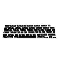 kwmobile Silikon Tastaturschutz QWERTY (Russisch) kompatibel mit Apple MacBook Pro 14" (2021) - Schwarz