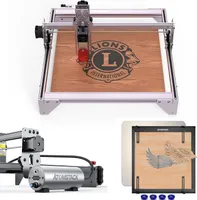 ATOMSTACK A5 Pro 40W Gravierma schine - 5W Output Gravur mit ATOMSTACK Air Assist Kit und ATOMSTACK F2 400*400mm Honeycomb Wabentisch